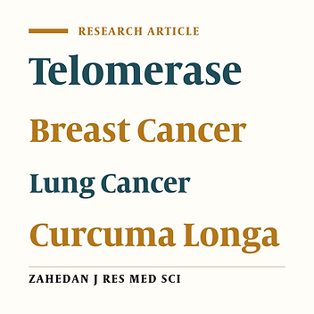 Effects of Curcuma longa Extract on Telomerase Activity in Lung and Breast Cancer Cells