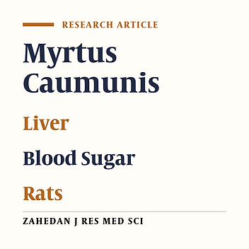 The Effect of Myrtus communis Extract on Liver Enzymes and Blood Biochemical Factors in Diabetic Adult Male Rats