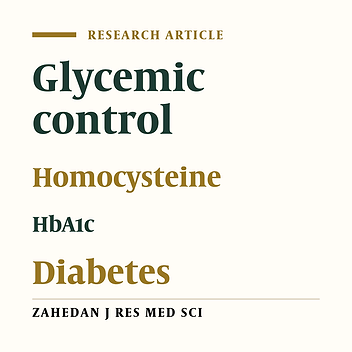 Effect of Glycemic Control on Homocysteine Levels in Type 2 Diabetic Patients without Cardiovascular Disease