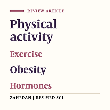 Physical Activity and Obesity Related Hormones