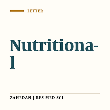 Nutritional Status and Its Related Factors in Elderly in Kashmar