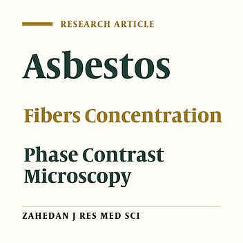 Comparison of Fiber Counting by Monitor Screen and Eyepieces of Phase Contrast Microscopy