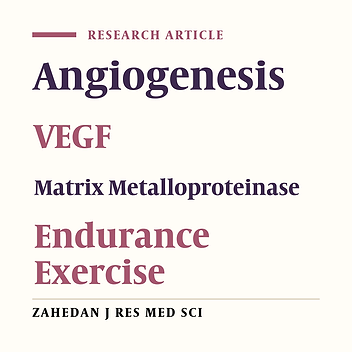 The Effect of Acute Sub-Maximal Endurance Exercise on Serum Angiogenic Indices in Sedentary Men