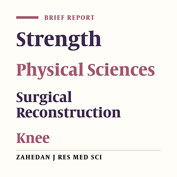 Isokinetic Evaluation of Quadriceps Strength in Open and Closed Kinetic Chains in Patients with Anterior Cruciate Ligament Reconstruction