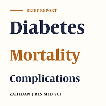 Geographical Distribution of Mortality from Diabetes Complications in Yazd