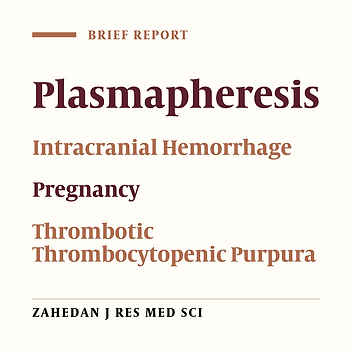 Intracranial Hemorrhage as a Source of Headache in a Patient with Postpartum TTP