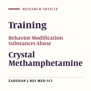 The Effect of Life Skills Training in Group and Behavior Change on Affective Health of People Addicted to Methamphetamine Crystal