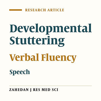 A Comparative Study of Phonemic and Semantic Verbal Fluency in Children and Adolescents with Developmental Stuttering