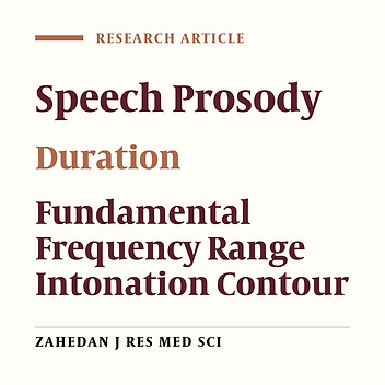 Speech Prosody in Persian Language