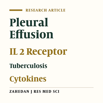 Diagnostic Accuracy of Pleural Fluid Soluble Interleukin 2 Receptor in Patients with Tuberculous Pleural Effusion