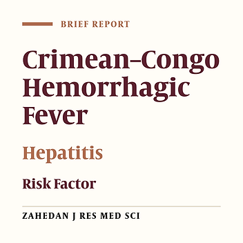 Hepatitis in Patients with Crimean –Congo Hemorrhagic Fever