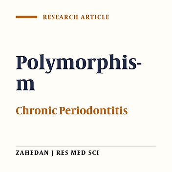 Association  between TNF -α ( –308 G → A) Gene Polymorphism and  Chronic  Periodontitis
