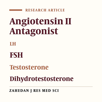 The Effect of an Angiotensin II Antagonist on Hormones of Pituitary-Gonad Axis in Adult Male Rats