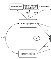 The Association of ADHD Symptoms and Perceived Stress with Quality of Life in Married University Students: Examining Indirect Associations Involving Hyperfocus