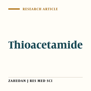 Comparing Poisonous Effects of Thioacetamide and Silver Nanoparticles on Enzymic Changes and Liver Tissue in Mice