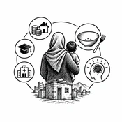 Social Determinants of Health and Psychological Distress Among Female-Headed Households in a Marginalized Urban Population of Zahedan, Iran (AI-generated illustration)