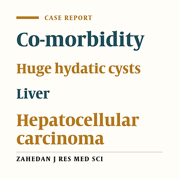 Comorbidity of Hepatocellular Carcinoma and Multiple Huge Hydatid Cysts in the Liver