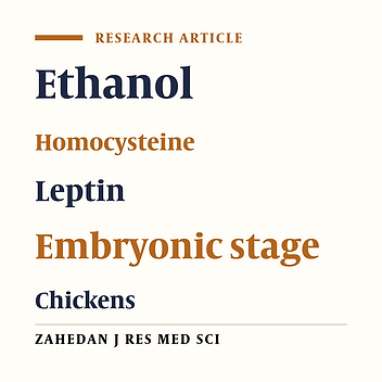The Effects of Acute and Chronic Exposure to Ethanol on Chicken Brain Homocysteine and Leptin