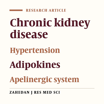 Improvement of Kidney Apelin and Apelin Receptor in Nitro-L-Arginine-Methyl Ester Induced Rats