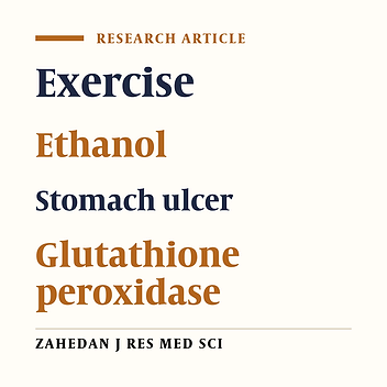 The Effects of Moderate Exercise on Ethanol-Induced Gastric Injuries in Rats