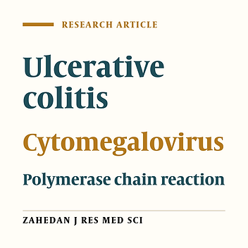 Prevalence of Cytomegalovirus Infection in Patients With Ulcerative Colitis by Using PCR Technique