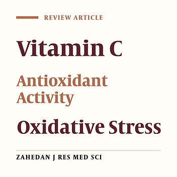 An Overview of the Characteristics and Function of Vitamin C in Various Tissues: Relying on its Antioxidant Function