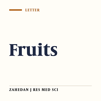 Different Disinfectants Efficiency of Fruits and Vegetables Available in Market of Kermanshah