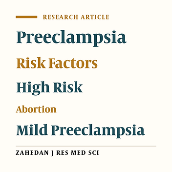 Comparison of Preeclampsia Risk Factors Regarding to Severity with Control Group