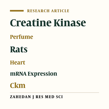 Effects of Exposure to Two Fragrances on the Gene Expression of Ckm and Ckmt2 and Total CK Activity in the Hearts of Wistar Rats