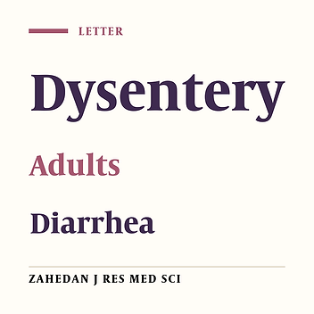 Patterns of Acute Non Amebiasis Dysentery in Adults