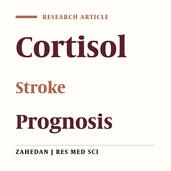 Prognostic Value of Cortisol in Patients with Acute Ischemic Stroke