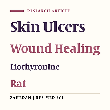 The Effects of Topical Application of Thyroid Hormone (Liothyronine, T3) on Skin Wounds in Diabetic Wistar Rats
