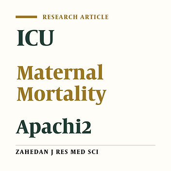 Analysis of Relationship Between ICU Admission Criteria and End Results of Caring of Obstetrics/Gynecologic ICU Patients