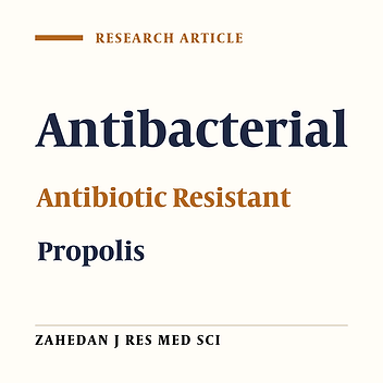 Anti-Bacterial Effect of Propolis Extract in Oil Against Different Bacteria