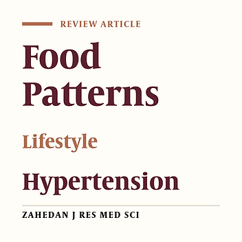 Food Patterns, Lifestyle, and Hypertension