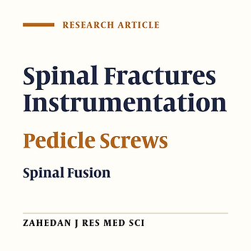 Posterior Fixation with Unilateral Same Segment Pedicle Fixation and Contralateral Hook in Surgical Treatment of Thoracolumbar Burst Fractures