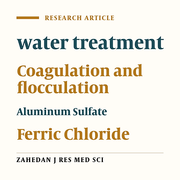 Effectiveness of three coagulants of Polyaluminum Chloride, Aluminum Sulfate and Ferric Chloride in turbidity removal from drinking water