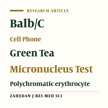 Effect of Green Tea Extract in Reducing Genotoxic Injuries of Cell Phone Microwaves on Bone Marrow