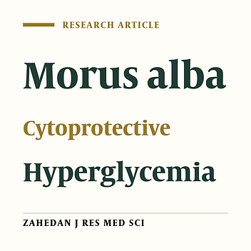 The Cytoprotective Effects of Morus Alba Leaves in Cultured Fetus Fibroblast Cells against Hyperglycemia