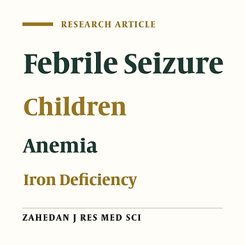 Iron Status and Iron Deficiency Anemia in Patients with Febrile Seizure