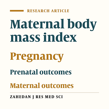Association of Maternal Body Mass Index with Adverse Maternal and Prenatal Outcomes