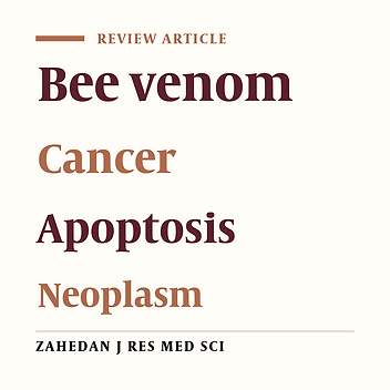 Antineoplastic Effects of Honey Bee Venom