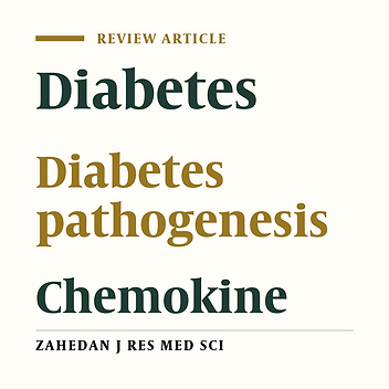 Chemokines: Small Molecules Participate in Diabetes