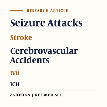 Evaluation of Seizure Attacks in Patients with Cerebrovascular Accident