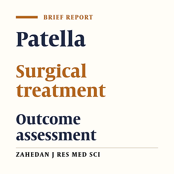 Assessment Results of Patellar Fracture Treatment after Tension Band Wiring