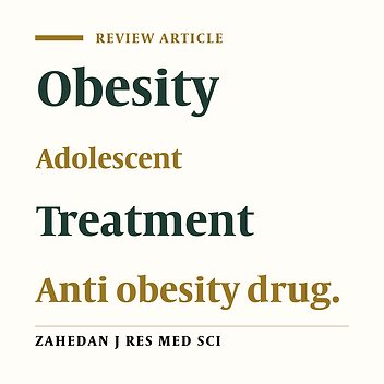 Drug Therapy in Obese Adolescents