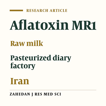 The Evaluation of Aflatoxin M1 Factories of Kermanshah Level in Collected Raw Milk for Pasteurized Dairy