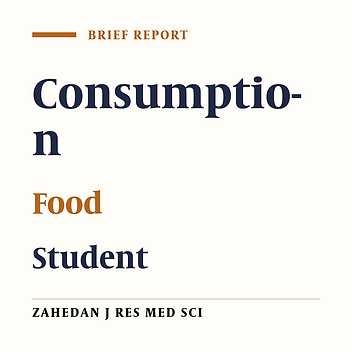 Food Consumption Behavior among Elementary Students of Gonabad