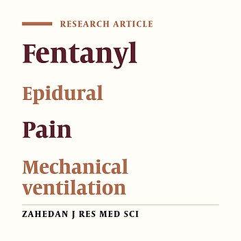Comparison of the Effect of Intravenous and Epidural Administration of Fentanyl on Pain Severity and Hemodynamic Status in Patients with Abdominal and Thoracic Trauma