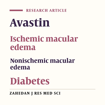 Comparing the Effect of Interavitreal Bevacizumab in Visual Acuity of Ischemic and Non-Ischemic Diabetic Macular Edema
